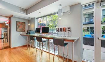Bar and additional seating
